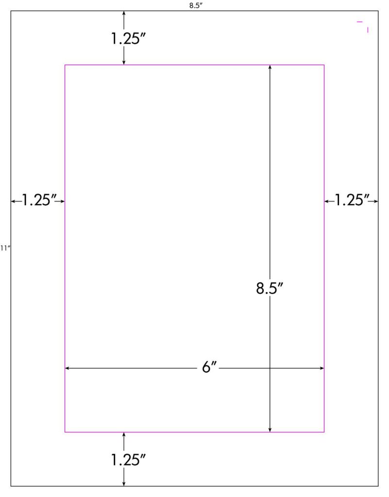 Steadfast Die-Cut Label Template: SF1107 - Steadfast Paper