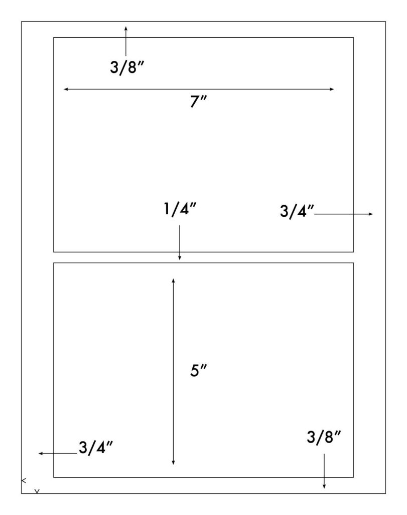 Steadfast Die-Cut Label Template: SF1190 - Steadfast Paper