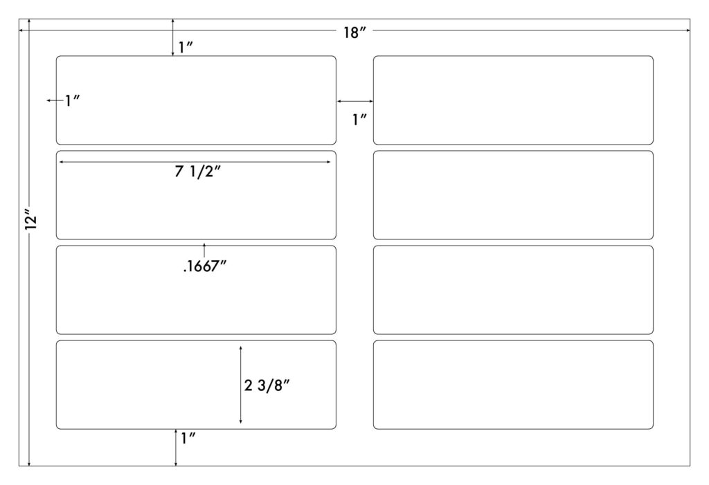 Steadfast Die-Cut Label Template: SF5380D - Steadfast Paper