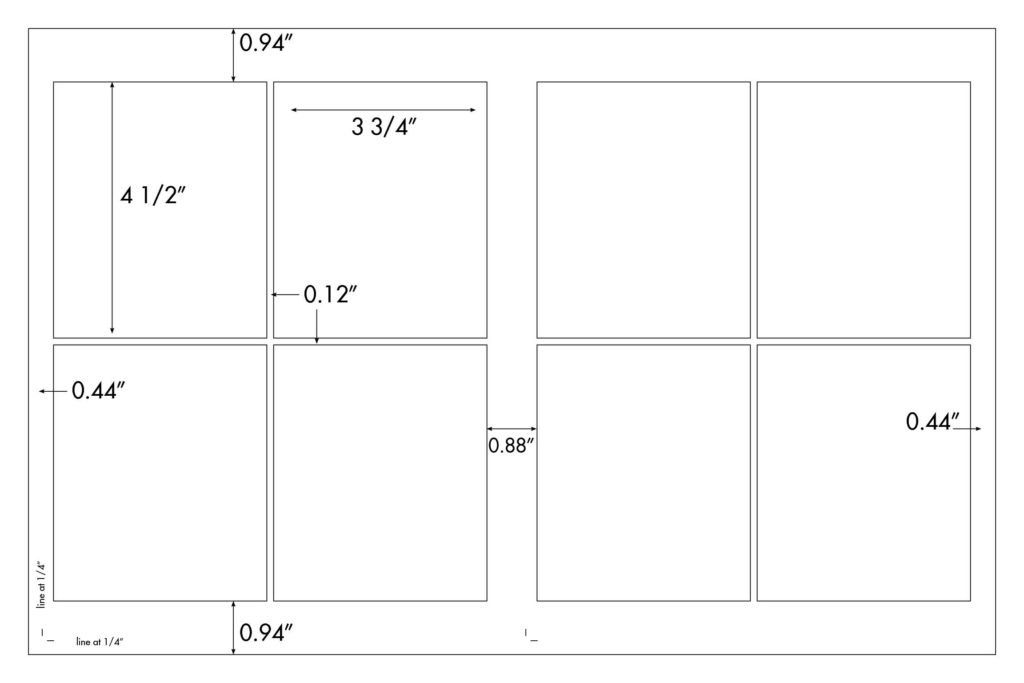 Steadfast Die-Cut Label 11x17 Template: SF5461 - Steadfast Paper