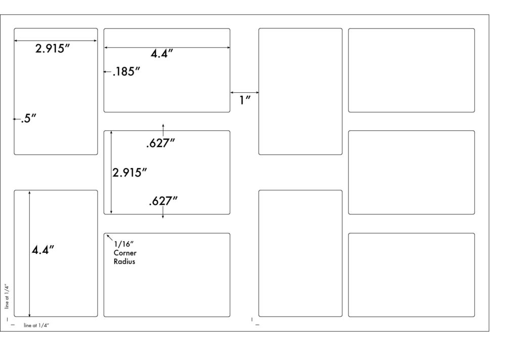 Steadfast Die-Cut Label 11×17 Template: SF5550 - Steadfast Paper