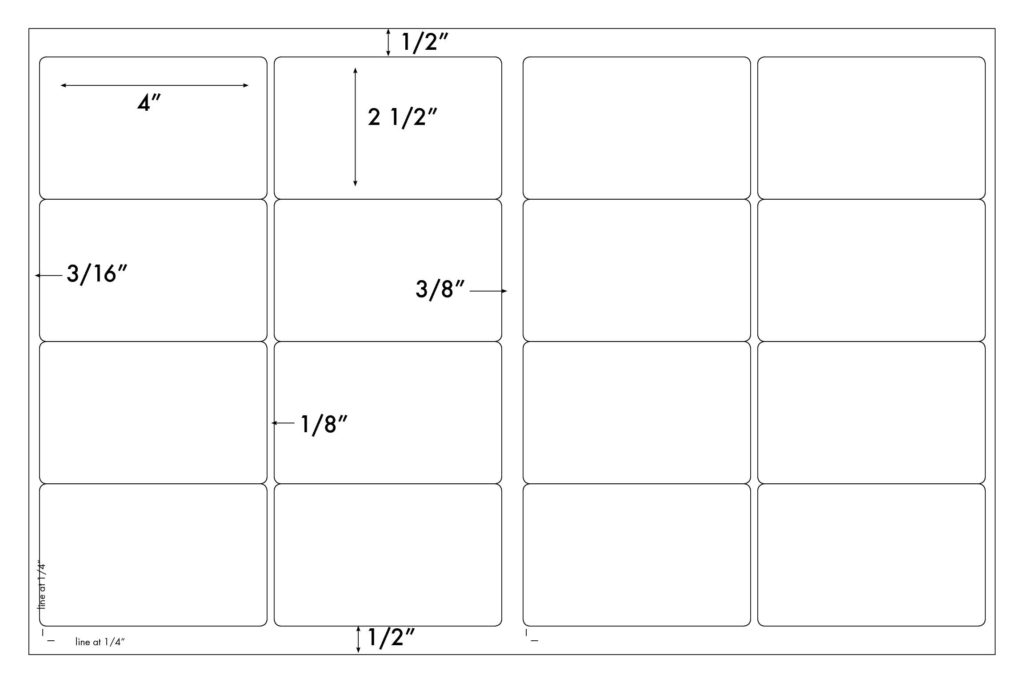 Steadfast Die-cut Label 11x17 Template: Sf5900 - Steadfast Paper