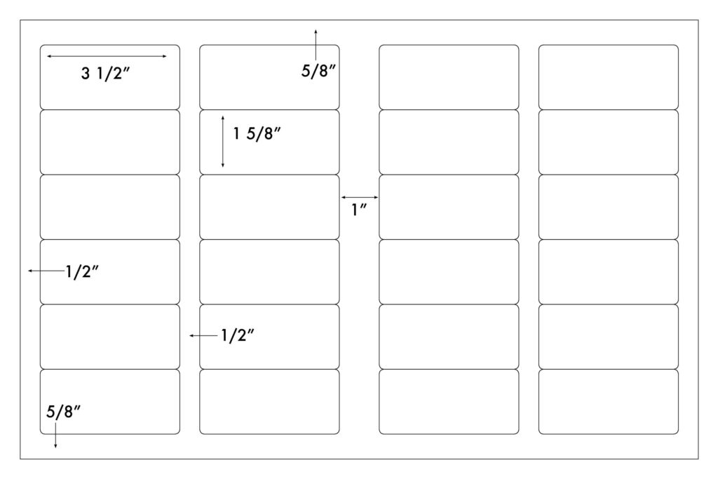 Steadfast Die-cut Label 11×17 Template: Sf7100 - Steadfast Paper