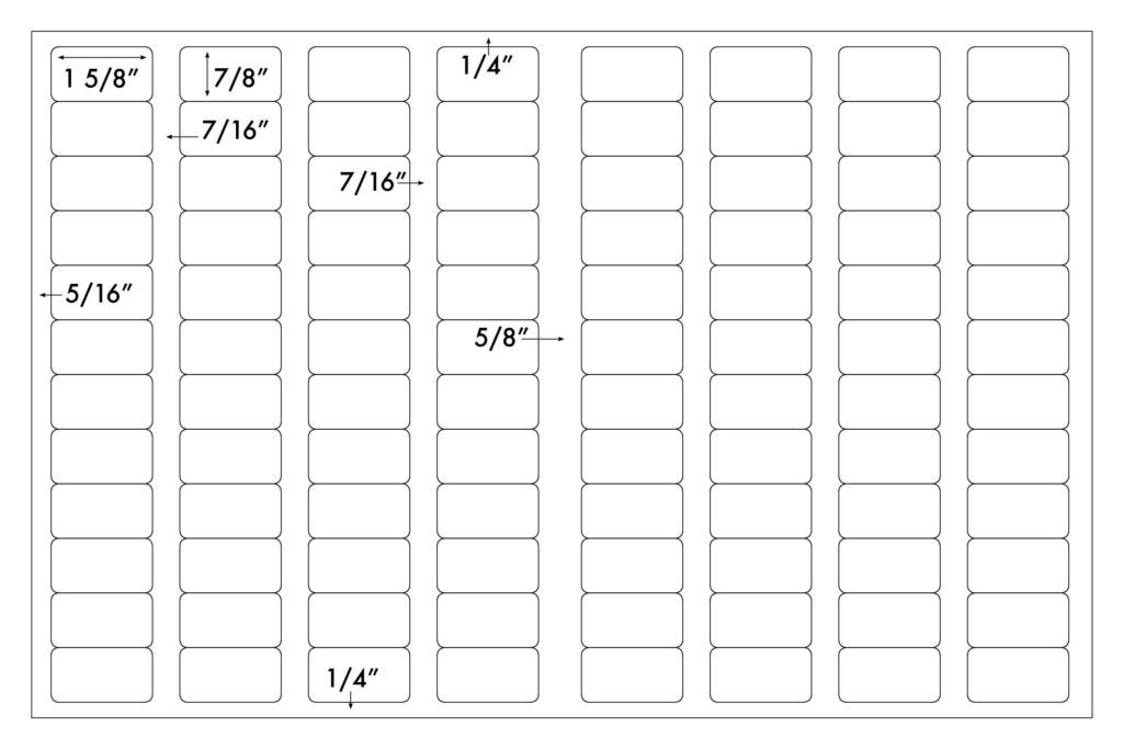 Steadfast Die-Cut Label 11x17 Template: SF7840 - Steadfast Paper