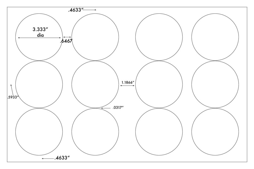 Steadfast Die-cut Label 11×17 Template: Sf8180 - Steadfast Paper